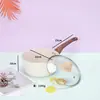 Amazon Transfronterizo Set Imitación Olla a Presión, Cualquier Combinación, Piedra Mármol Beige Cocina de Inducción Juego Universal Olla