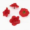 Nueva Flor Artificial de Seda de Capullo de Rosa Pequeña de 4 cm Flor Hecha a Mano Material Accesorio para el Cabello Flor para Arreglo de Pared de Fondo de Boda
