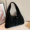 Bolsa de Ombro Fashion para Axila Feminina 2026 Novo Estilo Coreano Tendência Bolsa de Ombro Grande Capacidade Popular Bolsa para o Dia a Dia