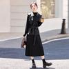 Conjunto Elegante de Colete e Saia em Couro PU Estilo Coreano para Mulheres, Novo Estilo Outono 2026, Conjunto de Duas Peças com Saia Plissada Emagrecedora com Amarração na Cintura
