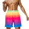 Pantalones Cortos Reductores de Edad para Hombre Verano Casual Sueltos Pantalones de Cinco Puntos para Hombre Moda Versátil de Longitud Media Pantalones de Playa Impresión Digital