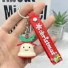 Llavero de Navidad Exquisito Colgante de PVC Llavero de Papá Noel Transfronterizo Colgante de Muñeco Colgante de Árbol de Navidad
