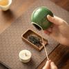 Vidro Verde Milho Pacote Grain Plug Tea Latas Estilo Japonês Casa Mini Pequenas Panelas de Chá Celadon Panelas Seladas Panelas de Armazenamento de Chá