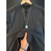 Chaleco de Cuello en V con Patrón de Trigo Estilo Americano Manga Corta para Hombre Verano Marca de Moda Sin Mangas Camiseta Limpia Ajuste Holgado Deportivo Camiseta sin Mangas