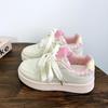 2025 Primavera y Verano Nuevos Tenis para Mujer Ins Modernos Versátiles Nicho de Suela Gruesa Zapatos Blancos Casuales Deportivos Zapatos Pan