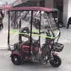 Toldo para triciclo eléctrico, cubierta engrosada, toldo de lluvia transparente para triciclo tipo microbús de ocio, completamente cerrado para personas mayores, Hecho en Taibao