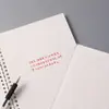 Nuevo cuaderno de 26 agujeros 20 agujeros varilla de bombeo de PP libro de cambio de página de hojas sueltas rejilla desmontable nota para bolígrafo A5B5 libro de hojas sueltas