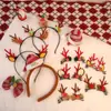 Accesorios para el Cabello de Navidad Pinzas para el Cabello de Reno Lindos para Niños y Adultos Pasadores de Papá Noel Diademas Adornos Pinzas Pequeñas Tocados