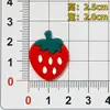 Colección de Frutas de Dibujos Animados Limón Sandía Durian Pegatinas de Goma Suave de PVC Accesorios DIY para Bolsos, Fundas de Teléfono y Fundas de Tableta