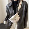 Otoño e Invierno 2026 Moda de Nicho Simple Versátil Alta Calidad Texturizado Estampado Bolso Cruzado Bolso de Hombro Bolso de Pecho