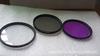 Filtro de Lente UV/Polarizador CPL/Fluorescente FLD de 49 mm, Juego de 3 Piezas, Bolsa con Bolsa de Cuero para Filtros