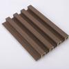 Grelha de Fibra de Bambu PVC Luxo Leve Textura de Madeira Imitação 160 Oca Pequena Placa de Parede Alta com Sulcos Côncavos e Convexos Fabricante Impermeável Parede Interna