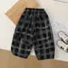 Calças Infantis Outono 2026 Novo Estilo Moda Tendência Primavera Infantil Calças Casuais Longas de Outono com Desenho para Meninos