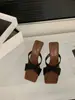 Sandalias de tacón alto Chuyuji con tiras cruzadas, zapatos de hada para uso exterior, estilo francés de nicho para el verano 2026 para combinar con faldas