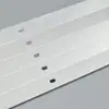 Tira de Luz de Lente LED Luz de Techo Módulo de Fuente de Luz de Reemplazo Panel de Luz LED Rectangular Tira de Luz Tablero de Perlas de Luz Venta al por mayor