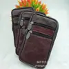 Al por mayor de fábrica bolsa de cintura para teléfono móvil para hombre, bolsa vertical de una sola capa para teléfono móvil personal, bolsa para llevar en el cinturón para hombre al aire libre, billetera