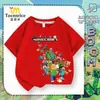 Camiseta Masculina Manga Curta Minecraft Steve Novo Estilo 2026 Roupas Infantis Meninos Tendência Legal Verão Meia-Manga Roupa de Verão Infantil 7