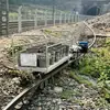 Vehículo de transporte monorraíl de alta potencia para construcción en áreas escénicas, transportador de escalada, vehículo de transporte por vía férrea agrícola para colinas y zonas montañosas