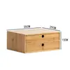 Estantería Estilo Caja de Almacenamiento de Escritorio Bambú Uso Doméstico Dormitorio Oficina Cajón Organizador de Escritorio Estantería Mayoreo