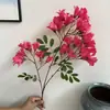 Jacaranda Simulado Venta al por Mayor Plantas Verdes de Ingeniería Flores Falsas Ramas Decorativas Patio Lila Accesorios para Fotografía de Bodas Azul y Morado