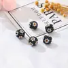 K16 flor de margarida bola de diamante argila bola de diamante DIY corrente para celular chaveiro pingente acessórios
