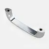 Manija de aleación de zinc rosca interna manija de puerta de equipo industrial manija ovalada de plástico manija de puerta tipo C HHDS90
