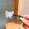 Peine para el cabello con artefacto para romper el cabello de niños, horquilla para el cabello con acabado de flequillo, accesorios para el cabello de verano, tocado con horquilla para mujer
