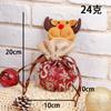 Bolsa de manzana de Nochebuena, bolsa de regalo, bolsa de dulces de regalo, bolso creativo en stock al por mayor