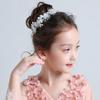 Tocado de Cumpleaños para Niños Niñas Princesa Malla para el Cabello con Accesorios para el Cabello Corona Cabeza Flor Súper Hada Actuación Estudiantil Danza Anfitrión