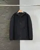 Chaqueta de Algodón con Capucha Cálida, Resistente al Viento e Impermeable, No Voluminosa, para Uso Diario en Exteriores Otoño/Invierno 13975