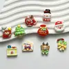 Acessórios de decoração de Natal em resina de desenho animado pequeno transfronteiriços diy gel de creme grampo de cabelo de mão acessórios de papelaria para geladeira