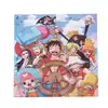 Tema Aventura One Piece Festa de Aniversário Infantil Louça Prato de Papel Copo Toalha de Mesa Guardanapo Balão Topper de Bolo Chapéu de Papel
