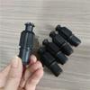 Silenciador de calibre 19-22 mm, plástico elástico PP, accesorios de fijación de expansión, horquilla para ropa, varilla telescópica, bloqueo interior, producción