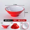 Tigelas Especiais para Loja de Macarrão, Tigelas Vermelhas e Brancas de Porcelana Imitação, Tigelas Comerciais para Hot Pot Picante e Macarrão de Caracol, Louças de Plástico Melamina, Tigelas para Sopa de Macarrão