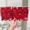 Calcetines Rojos de Nuevo Estilo para Otoño e Invierno, Calcetines Deportivos Rojos de Cintura Media para Hombres y Mujeres, Calcetines Rojos de Algodón para Bodas y Año del Zodiaco, Al Por Mayor en Stock