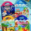 Libro de Pegatinas de Gelatina Sencillo para Niños y Niñas de 3 a 6 Años, Libro de Pegatinas de Dibujos Animados para la Concentración y el Despertar para Estudiantes