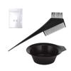 Conjunto de Ferramentas para Tintura de Cabelo para Uso Doméstico, Incluindo Capa, Tigela para Tintura de Cabelo, Pente, Pincel de Cerdas Macias, Protetores de Orelha, Suprimentos Profissionais para Cabeleireiro