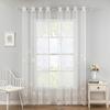 Amazon Transfronterizo Palmera Hawaiana Americana Bordada Mosquitera Transparente Americana Sala de Estar Dormitorio Exterior Cortina de Gasa