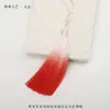 13cm espiga de franja degradê acessórios de vestuário acessórios antigos espiga pendurada marcador de página grande preço excelente espiga de nó chinês