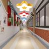 Lámpara de Techo de Estrellas Habitación Infantil para Niños y Niñas Lámpara de Araña Creativa Lámpara de Pasillo para Aula de Jardín de Infancia Lámparas de Modelado de Dibujos Animados
