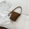 Bolso tipo cubo casual y minimalista para llevar debajo del brazo, nuevo bolso de hombro cruzado de color liso de moda Otoño 2026, bolso de mano para el trabajo