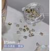Broca Garra de Zircônia Broca Nail Art Ornamentos Japonês Versátil Trapezoidal Olho de Cavalo Gotas de Água Broca de Zircônia Quadrada com Ornamento de Unha