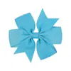 Pinzas para el pelo de cinta de satén acanalada, bestsellers europeos y americanos de Amazon transfronterizos, pinzas para el pelo de lazo de color liso, accesorios para el pelo para niños al por mayor