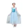 Vestido de Princesa Frozen para Niña 2023 Vestido de Verano Vestido de Elsa Estilo Occidental Disfraz de Presentación Halloween Sin Mangas