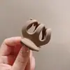 Suporte de Presilha para Rabo de Cavalo Alto Grampo Anticolapso Grampo para Cabelo Feminino Parte de Trás da Cabeça Grampo Tubarão de Alta Qualidade Acessórios de Cabelo Grampo Abóbora