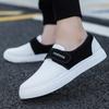 2026 Estilo Comercio Exterior Talla Extra Grande Multicolores Versátiles Zapatos de Hombre Estilo Coreano Modernos Tenis de Caña Baja con Velcro Zapatos Ligeros para Hombre