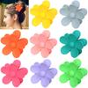 Clip de flor grande de 7 cm para el cabello de niña, tarjeta para el cabello, blogger de Europa y Estados Unidos con CLIP DE MARGARITA, clip de tiburón de flor colorida