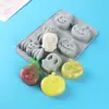 Molde de Silicone Halloween Seis Furos Festival dos Fantasmas Abóbora Caveira Chocolate Biscoito Bolo Molde DIY Assar Confeitaria