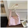 Bolsa de Lona Grande de Gran Capacidad para Exteriores Transfronteriza, Bolsa Casual Ligera para el Día a Día, Bolso de Hombro Cruzado Moderno y Sencillo