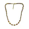 Collar Original de Piedra Tigre Irregular, Pulsera de Cuentas Personalizada con Diseño de Nicho, Cadena para Clavícula Estilo Maillard, Moderno y Versátil